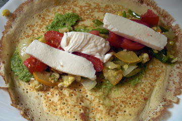 Veggie crepe