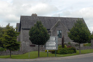 Visitor center and road  signs