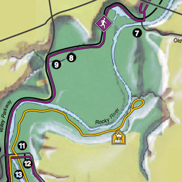 Map of Rocky River Metropark