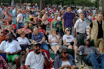 Crowd on Public Square