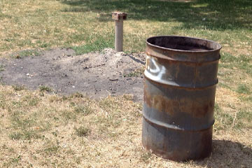 Edgewater Park trash can