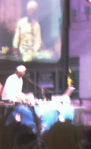 Grandmaster Flash on stage at Ingenuity Festival