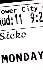 Ticket stub for Sicko