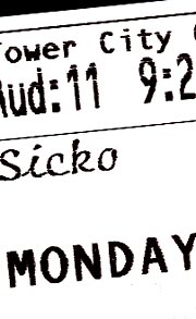 Monday night movie: Michael Moore's Ticket stub for Sicko