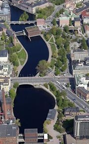 Aerial photo of Tampere, Finland