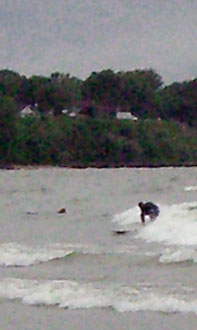 Lake Erie surf