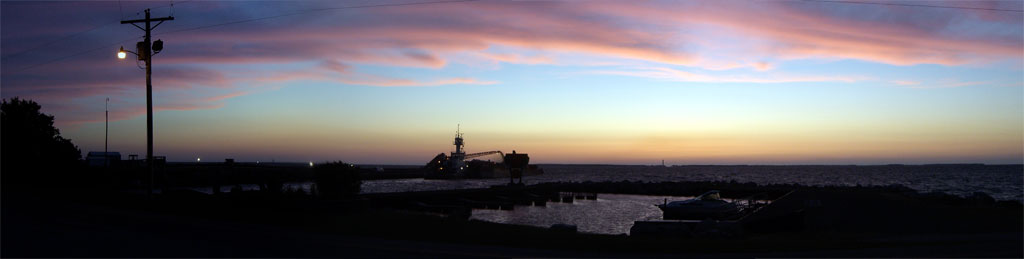 Sunset from West Bay Inn