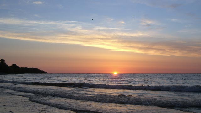 Dawn over the lake