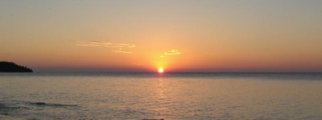 Sunrise over Lake Erie