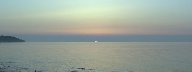 Sunrise over Lake Erie