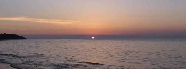 Sunrise over Lake Erie