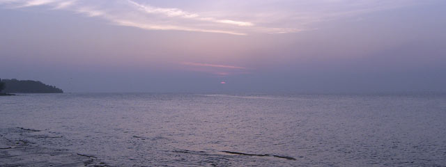 Sunrise over Lake Erie