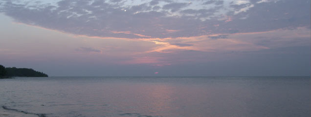 Sunrise over Lake Erie