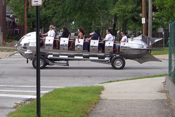 Euclid Beach rocket car