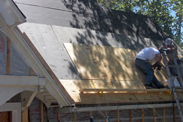 Men working on roof