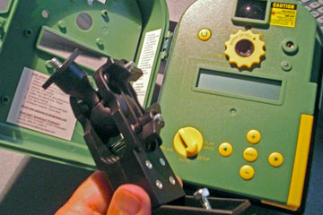 Photo of control panel of Plantcam