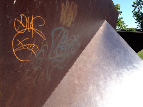 Steel sculpture, Edgewater Park