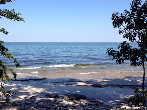 Lake Erie beach