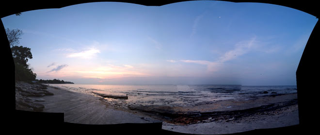 Panorama of Lake Erie