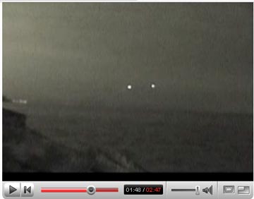 YouTube video of alleged UFOs over Lake Erie