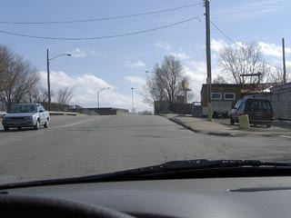 Blue skies over Fulton Auto, Fulton Rd.