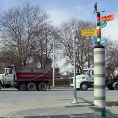 The intersection of West 25th and Detroit Ave.