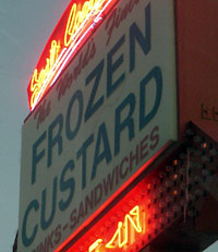 East Coast Custard sign