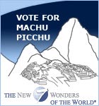 Vote for Macchu Picchu ad