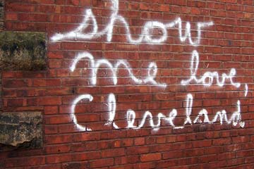 Show me love, Cleveland graffiti