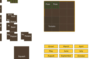 Garden planner - drag & drop