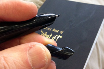 Detail of LiveScribe pen