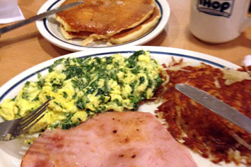 Green eggs and ham at IHOP