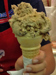 Jamocha Chocolate Chip cone