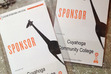 Sponsor passes to CIFF