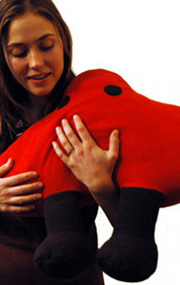Woman holding a Needie