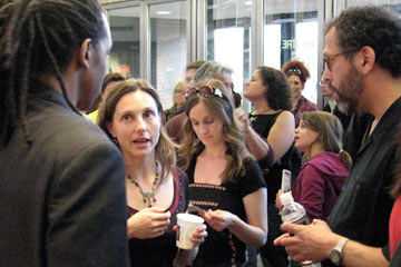 Miriam and Dan before the show