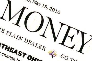 Detail of Plain Dealer Business page