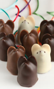 Chocolate mice