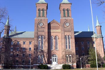 Front view of Antioch College adminstration building
