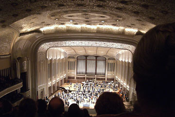 Interior of Severance Hall 