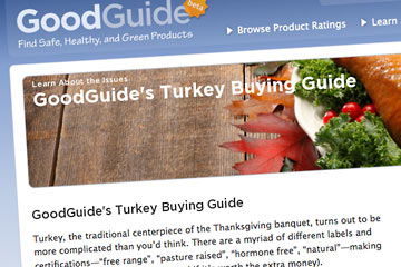 Screenshot from GoodGuide.com