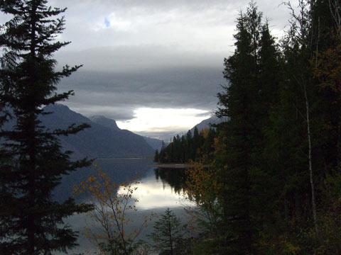 Reflections in lake