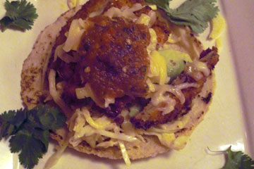 Crispy eggplant taco from Roseangel