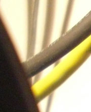 Close-up of wires and cords