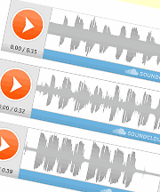 Graphic view of sound waves