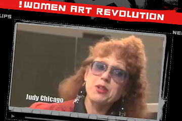 Judy Chicago in the film Women Art Revolution