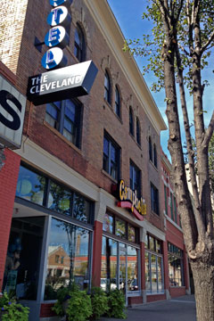 Cleveland Hostel entrance on West 25th St.