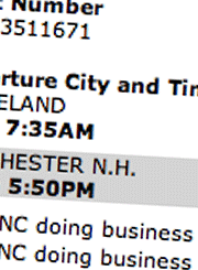 E-ticket to New Hampshire