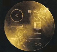 Voyager spacecraft record cover